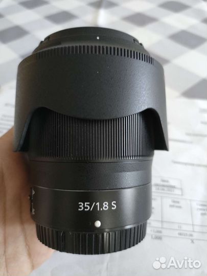 Объектив nikon z 35 mm 1.8s