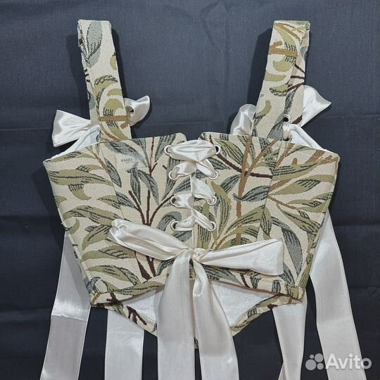 Корсет топ гобелен