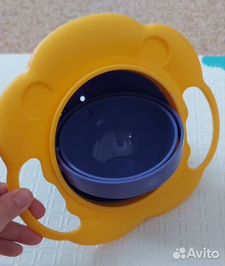 Тарелка непроливайка для малышей