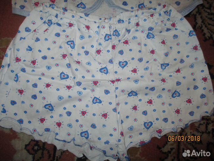 Трикотажная пижама (42-48 размеры) новая