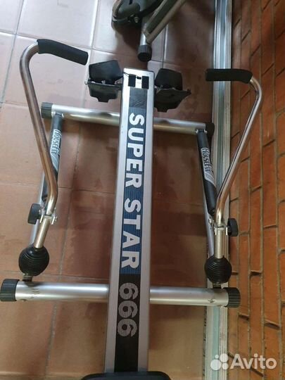 Гребной тренажер super star,б/у