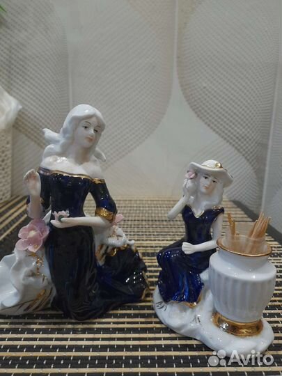 Салфетница фарфоровая,подставка для зубовчисток