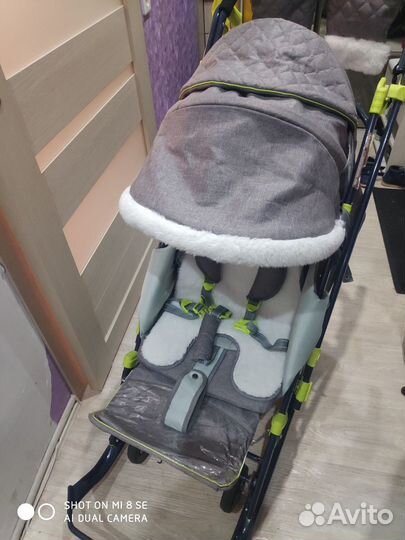 Детские санки коляска nika