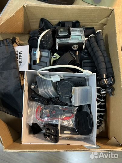 Экшн камера xiaomi yi 4k + допы