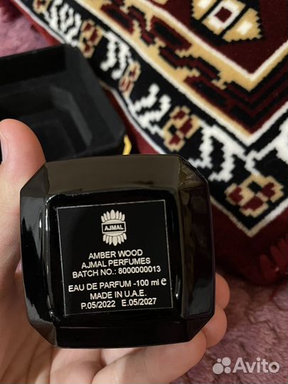Ajmal amber wood оригинал