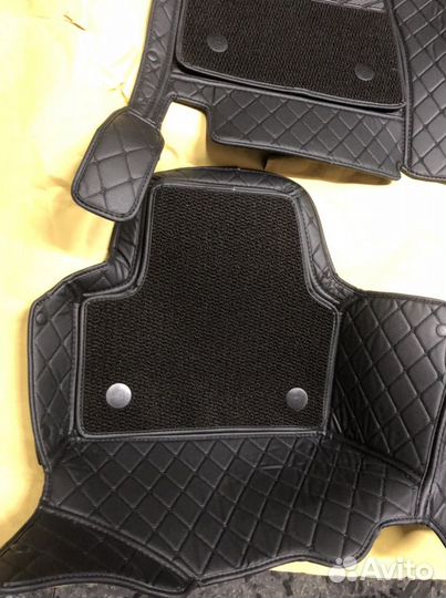 Автомобильные коврики 3d из экокожи на WV Tiguan