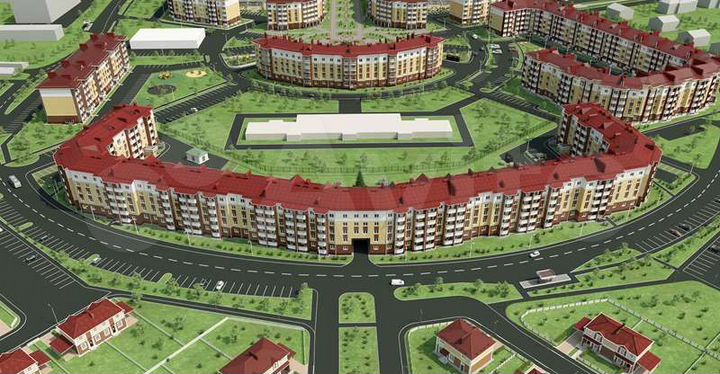 2-к. квартира, 54,4 м², 4/5 эт.