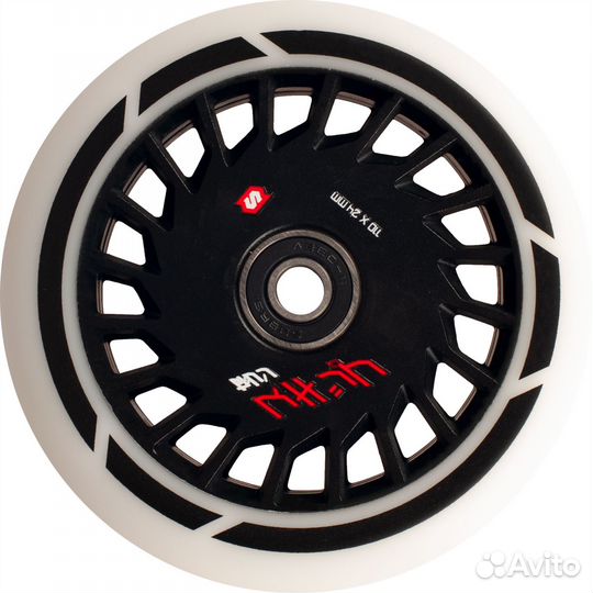 Колесо skip SBN белый-черный Ros185