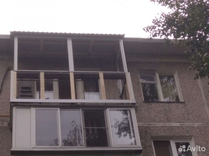 Остекление, отделка балконов, монтаж окон