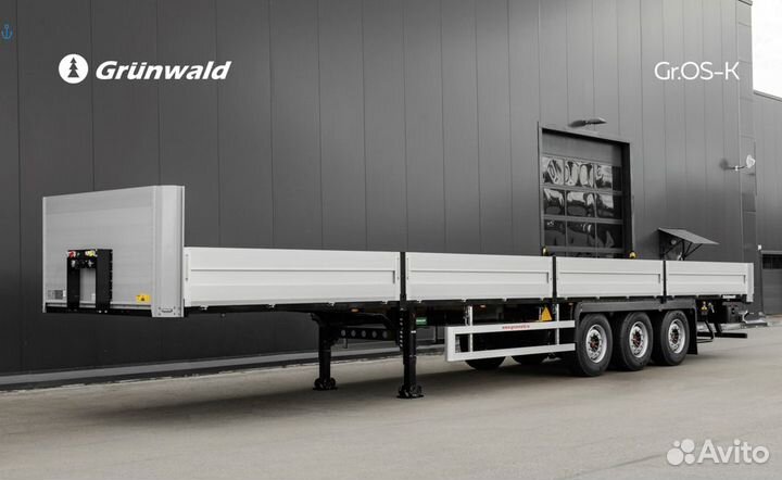 Полуприцеп бортовой Grunwald Gr.OS, 2023