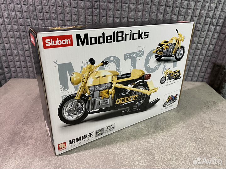 Конструктор аналог lego мотоцикл