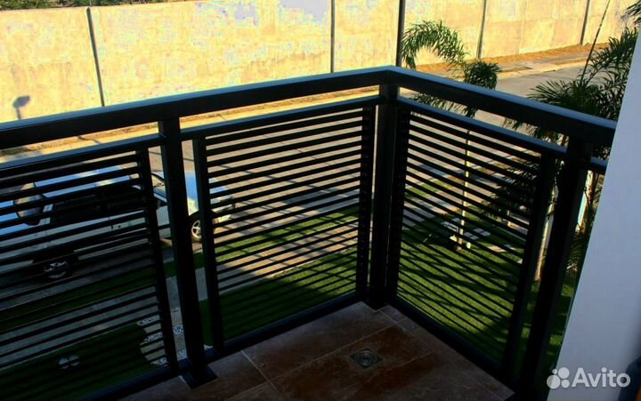 Металлические балконные ограждения Модель № 1901