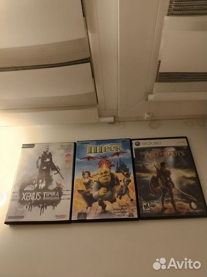 Игры на дисках пк, xbox 360,live, и мультфильмы