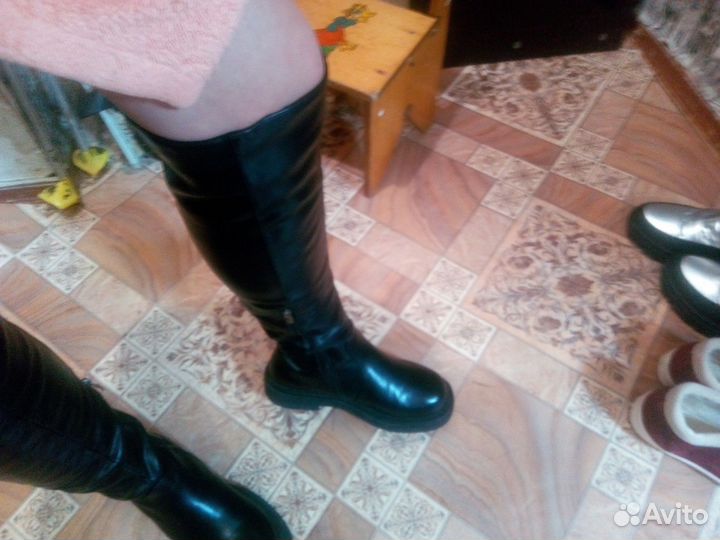 Сапоги ботфорты 39