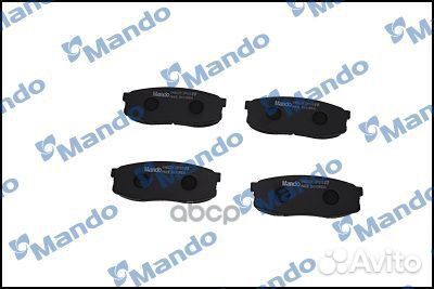 Колодки тормозные дисковые зад MPT41 Mando