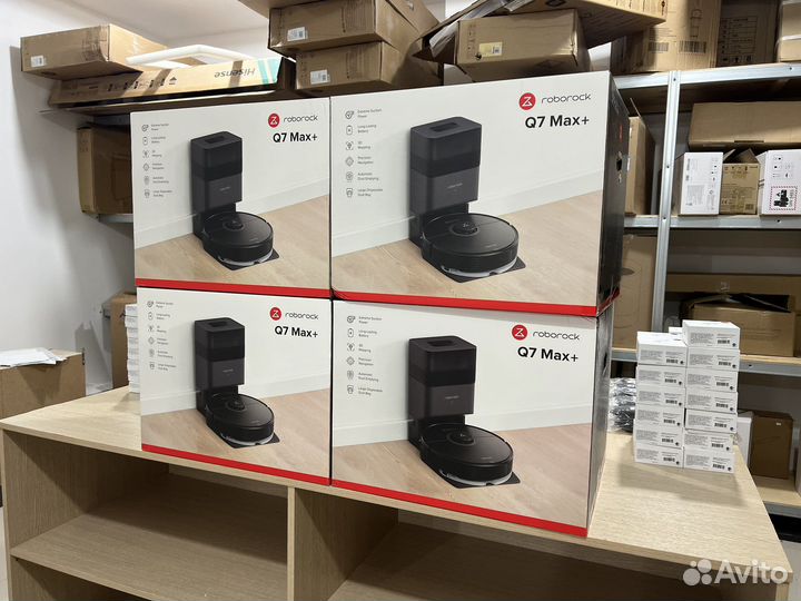 Робот пылесос Xiaomi Roborock Q7 Max Plus Черный