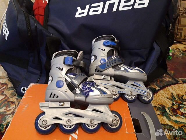 Роликовые коньки детские раздвижные