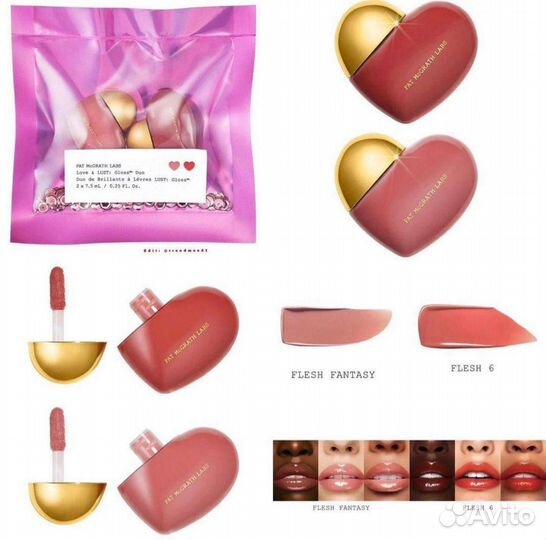 Блеск для губ Pat mcgrath labs love and lust duo