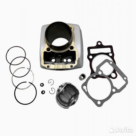 Цилиндро-поршневая группа на мотоцикл 4Т 167FMM 25