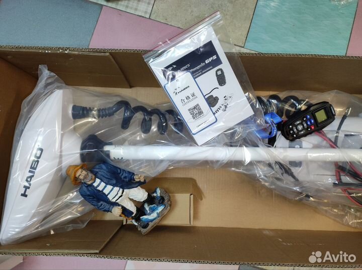 Электромотор Haibo 65 iPenguin 12В GPS для рыбалки