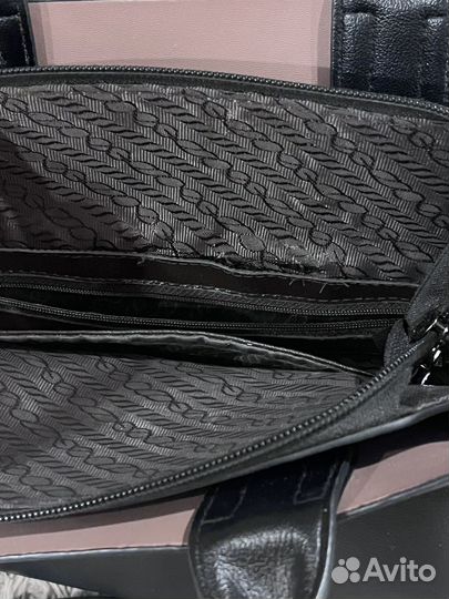 Сумка большая через плечо тоут для учебы А4