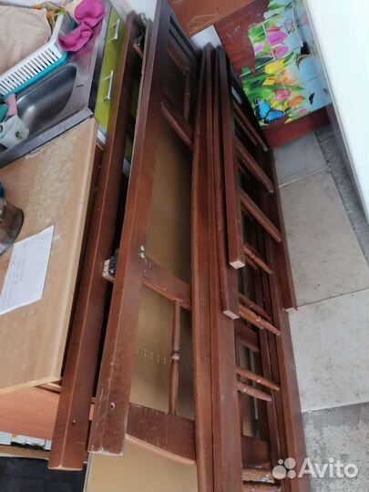 Двухъярусная кровать дерево