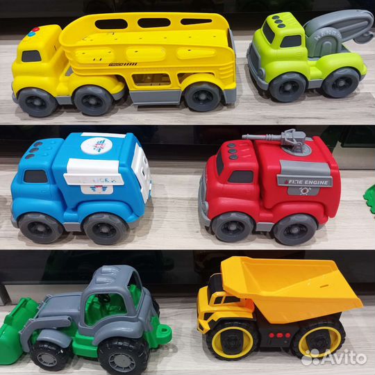 Машинки Bigga и полесье