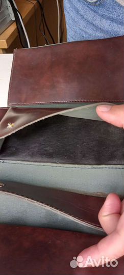 Мужская кожаная сумка барсетка клатч СССР