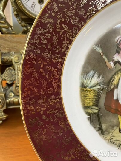 Декоративная настенная тарелка. Англия