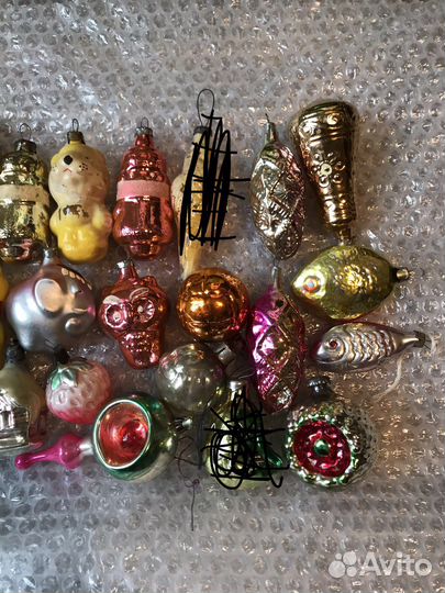 Ёлочные игрушки СССР