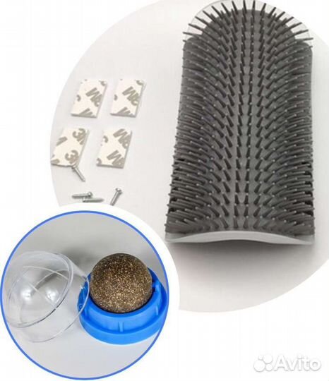 Набор Щетка и кошачья мята для кошек