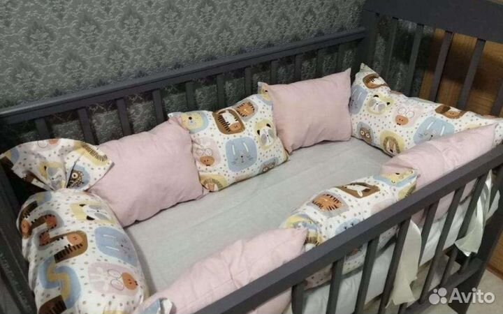 Бортики в кроватку