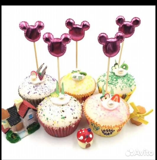 Новые украшения для торта Микки Маус, Русалочка