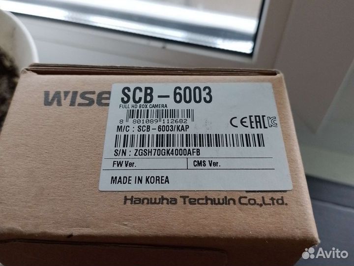 Камера видеонаблюдения: Wisenet HCB-6000