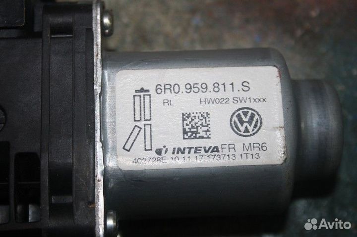 Моторчик стеклоподьёмника задний Volkswagen polo