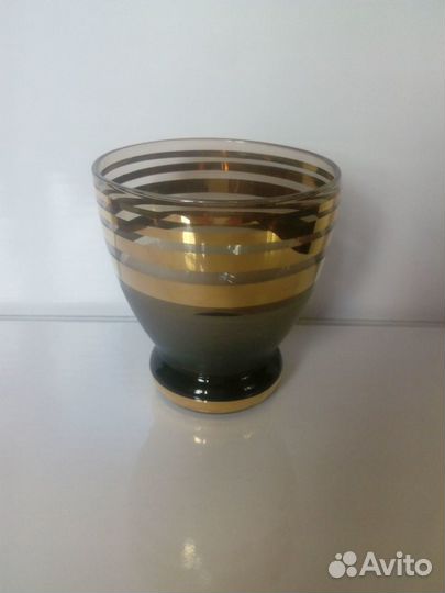 Рюмки, стопки из цветного стекла Богемия -6 шт