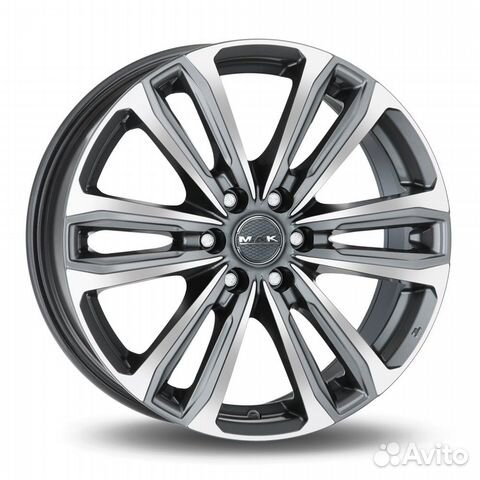 R18 6x139,7 8J ET30 D100,1 MAK Safari 6 Gunmetal M