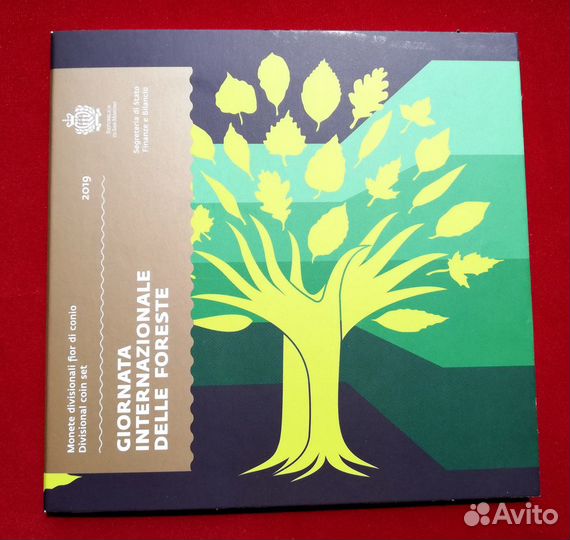 Набор Сан-Марино 2019 год (8 монет + 5 серебро)