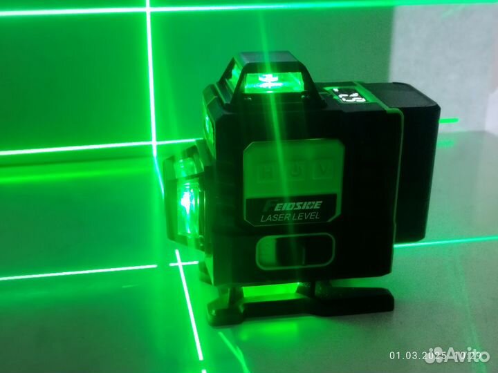 Лазерный уровень 4D бу