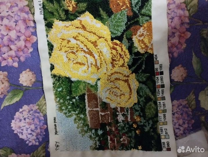 Салфетка из бисера