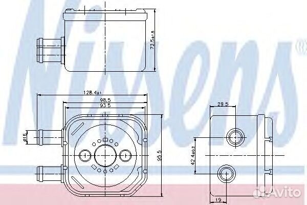 Радиатор масляный audi: A3 (8L1) 1.9 TDI/1.9 TDI q