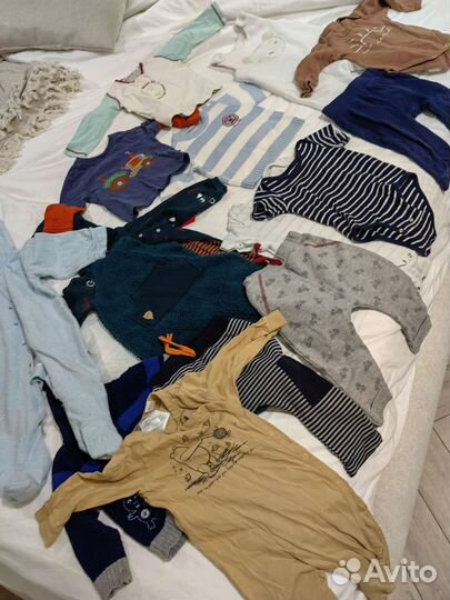 Детские вещи 6-12месяцев