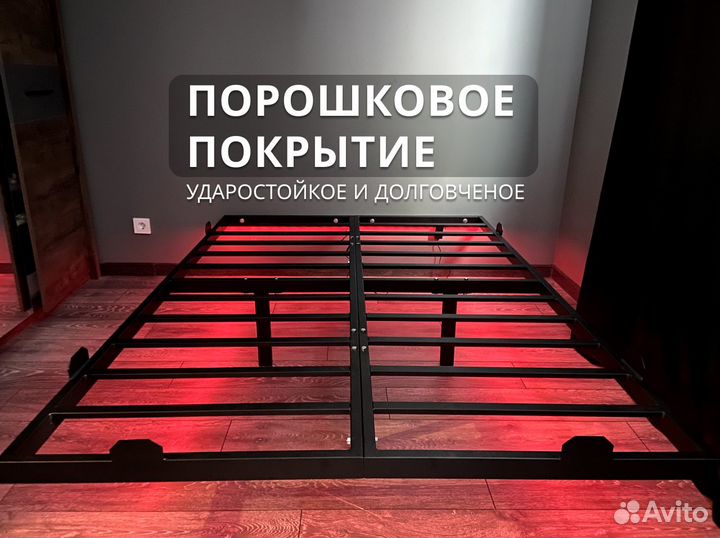 Парящая кровать с подсветкой