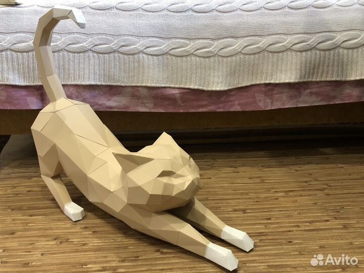 Полигональные фигуры из плотной бумаги на заказ