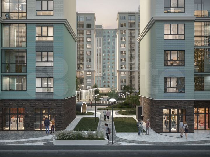 1-к. квартира, 43,9 м², 1/12 эт.