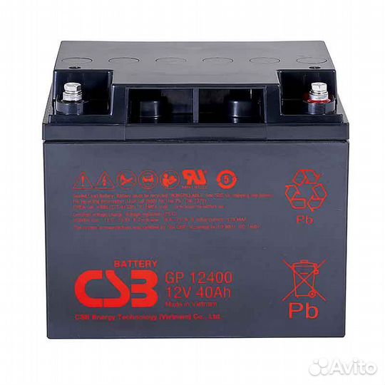 Аккумулятор CSB GP 12400 новый