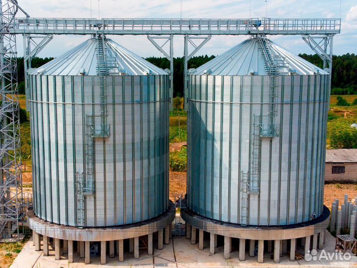 Плоскодонный силос серии спа