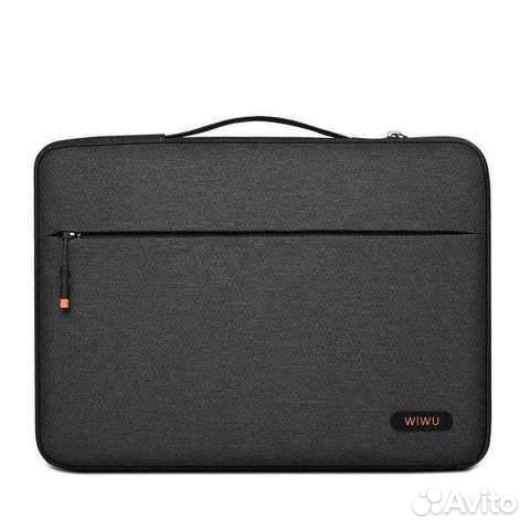 Сумка для MacBook 13д чёрного и серого цвета