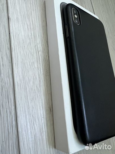 Чехол iPhone Xs max оригинал leather case