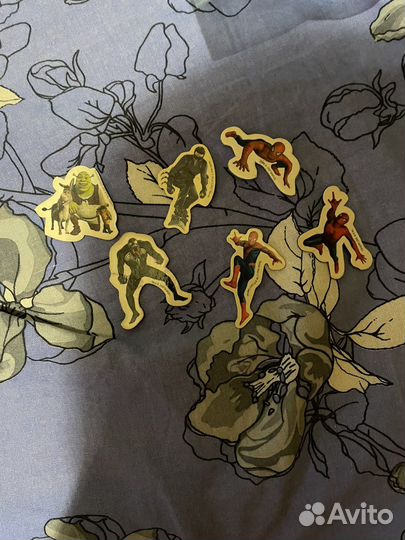 Магниты Человек-паук и Шрек на холодильник